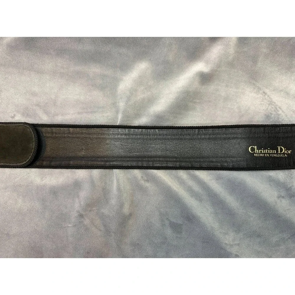 Authentiс Vintage Christian Dior Belt‎ Gold Ornate Baroque Buckle 70-80s